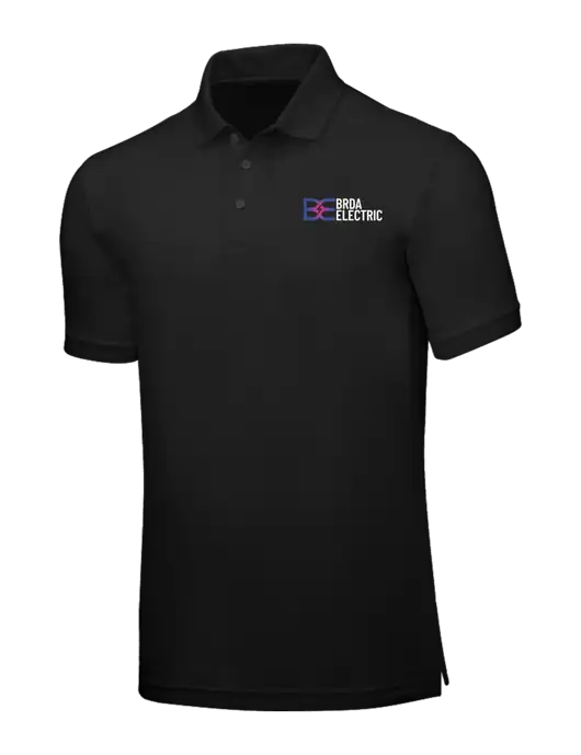 Black Core Classic Pique w/Brda Electric Logo