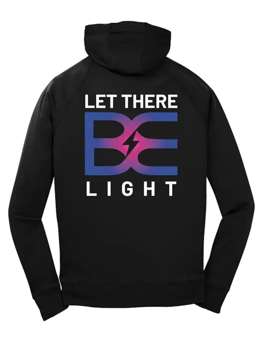Tech Black Fleece Hooded Sweatshirt w/Brda Electric Logo, Brda Electric Logo
