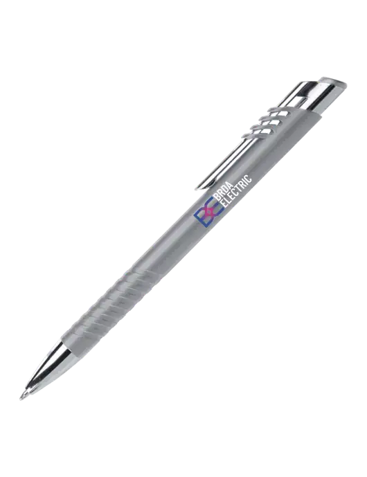 Schirhart Grey Pen - Black Ink w/Brda Electric Logo