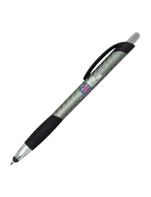 Sunray Gunmetal Stylus Pen w/Brda Electric Logo