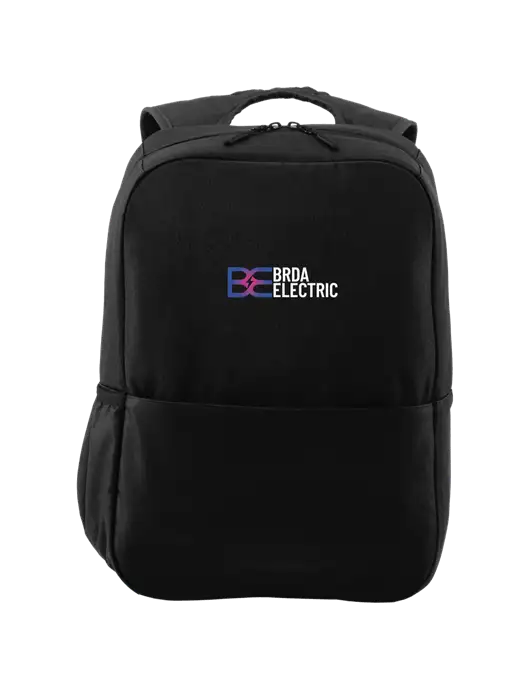 Access Square Laptop Black Backpack w/Brda Electric Logo