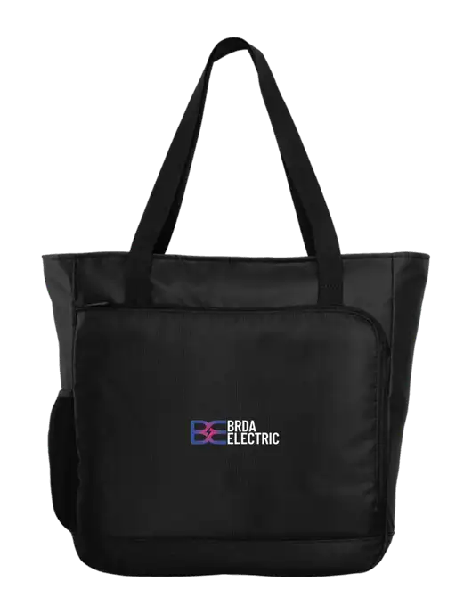 City Black Laptop Tote w/Brda Electric Logo