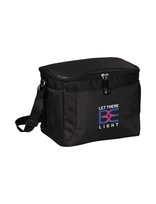 12 Can Black/Black Cube Cooler  w/Brda Electric Logo