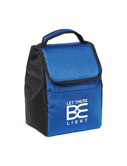 Lunch Bag Twilight Blue/Black Cooler w/Brda Electric Logo