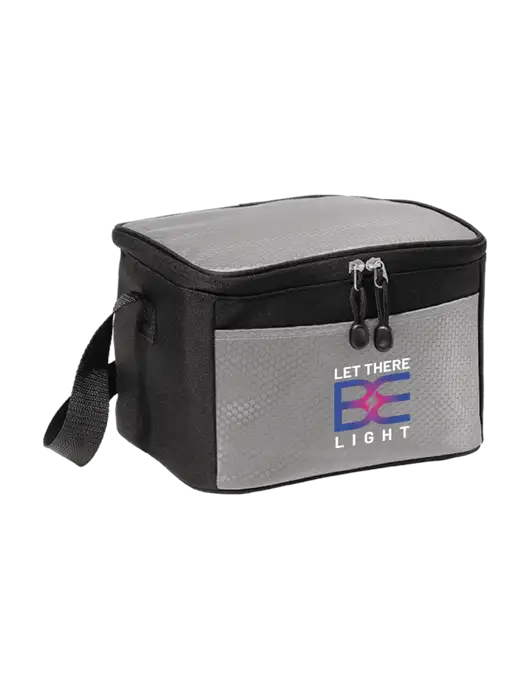 6 Can Grey/Black Cube Cooler w/Brda Electric Logo