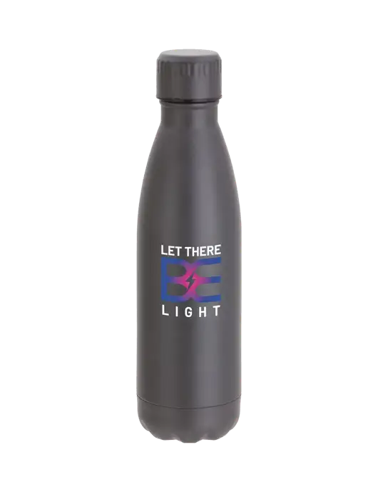 City Go Matte Charcoal 17 oz Insulated Bottle w/Brda Electric Logo