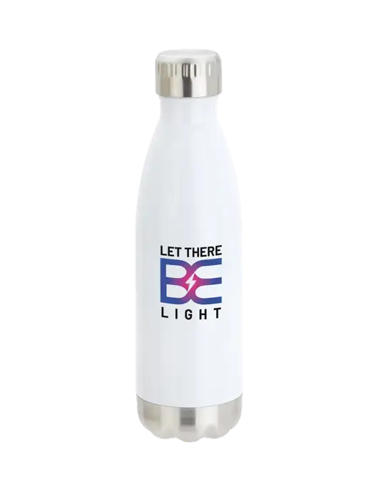 City Go White 17 oz Insulated Bottle w/Brda Electric Logo