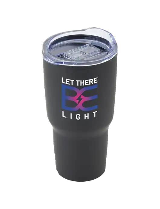Odyssey Black 30 oz Travel Tumbler w/Brda Electric Logo