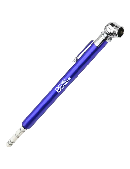 Quick View Royal Tire Gauge w/Brda Electric Logo