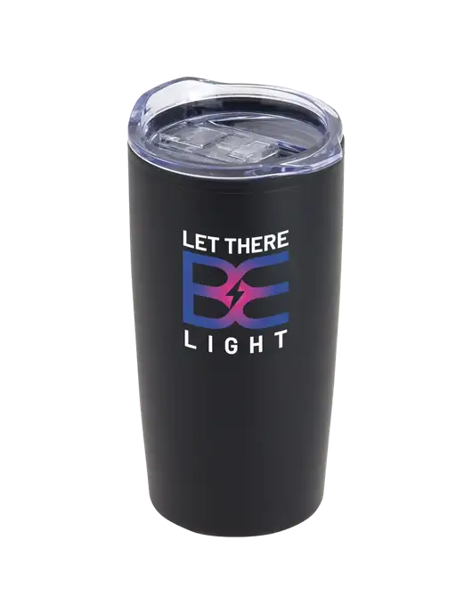 Olympus Black 20 oz Tumbler w/Brda Electric Logo