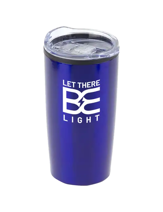 Olympus Blue 20 oz Tumbler w/Brda Electric Logo