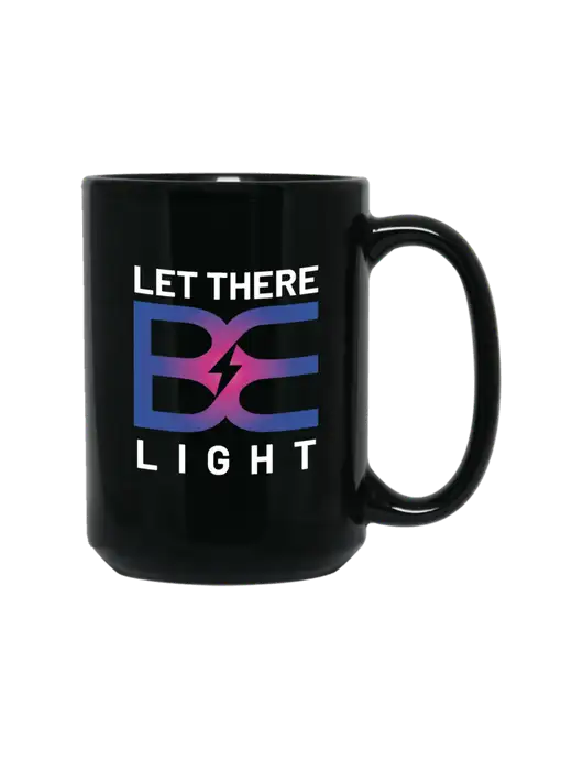 15 oz Black Ceramic Mug w/Brda Electric Logo