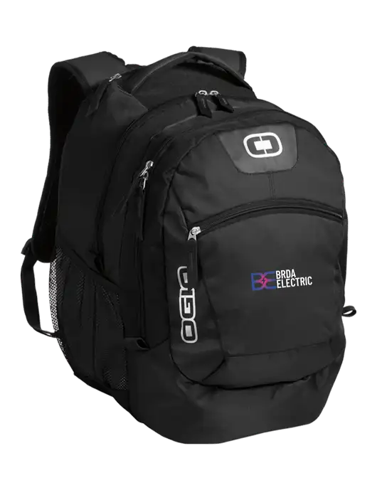 OGIO Black Rogue Pack
 w/Brda Electric Logo