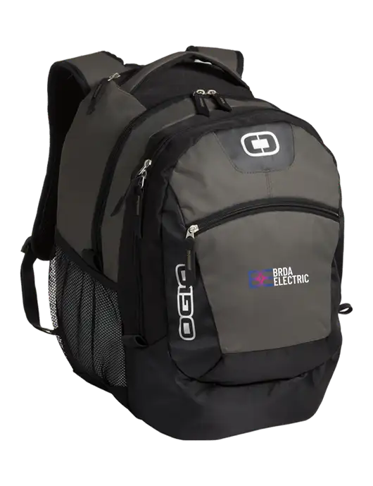 OGIO Grey Rogue Pack
 w/Brda Electric Logo