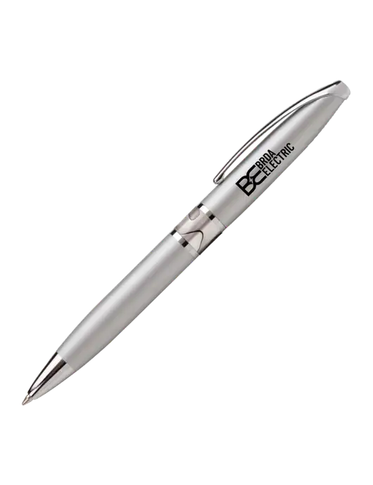 Illusion Silver Pen - Black Ink w/Brda Electric Logo