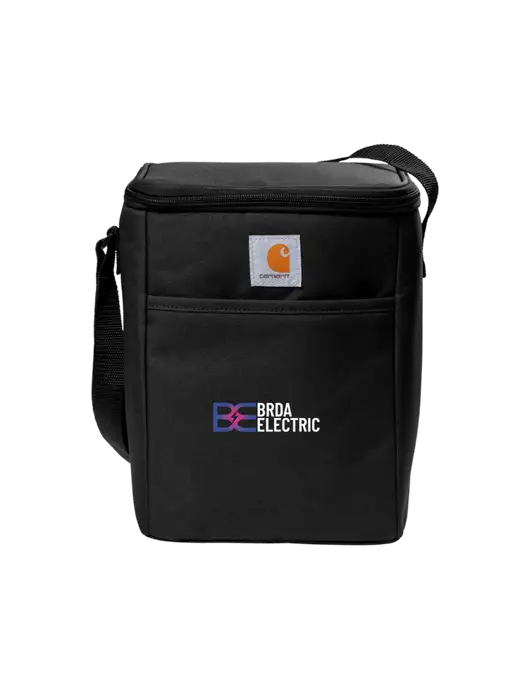 Carhartt Black Vertical 12-Can Cooler w/Brda Electric Logo