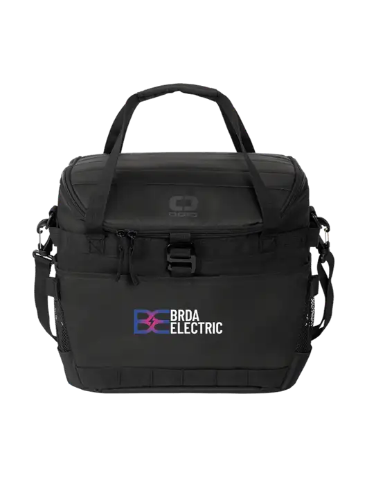 OGIO Black Sprint 24-Pack Cooler w/Brda Electric Logo
