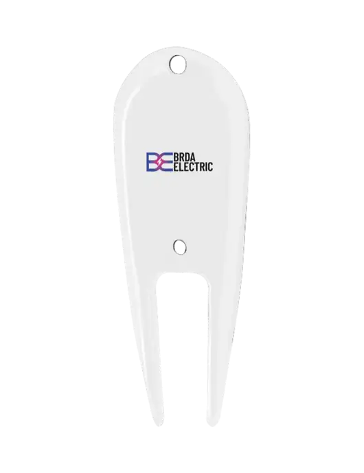 White Divot Tool w/Brda Electric Logo