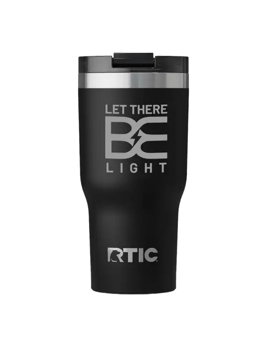 RTIC Essential 30 oz Black Tumbler w/Brda Electric Logo