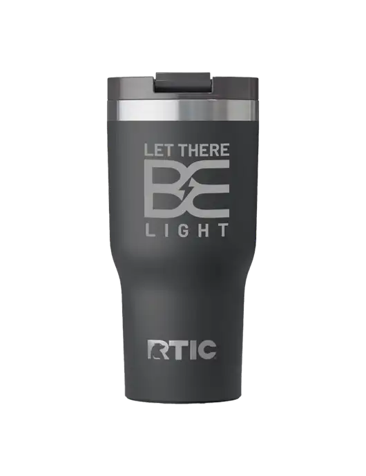 RTIC Essential 30 oz Charcoal Tumbler w/Brda Electric Logo