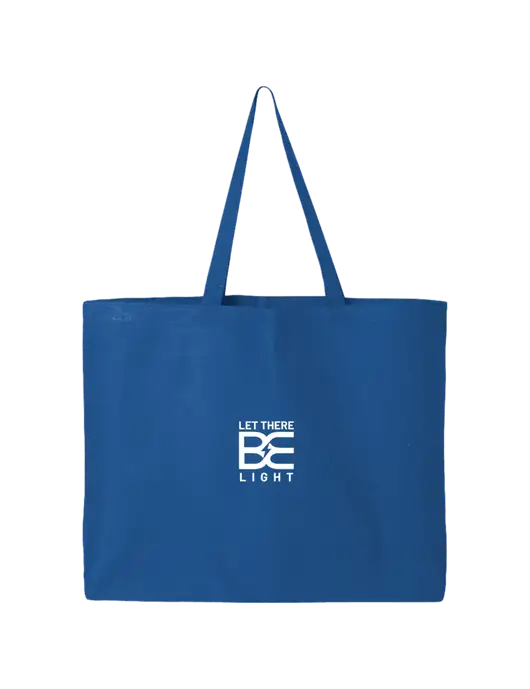 Sturdy Canvas Royal Blue Tote w/Brda Electric Logo